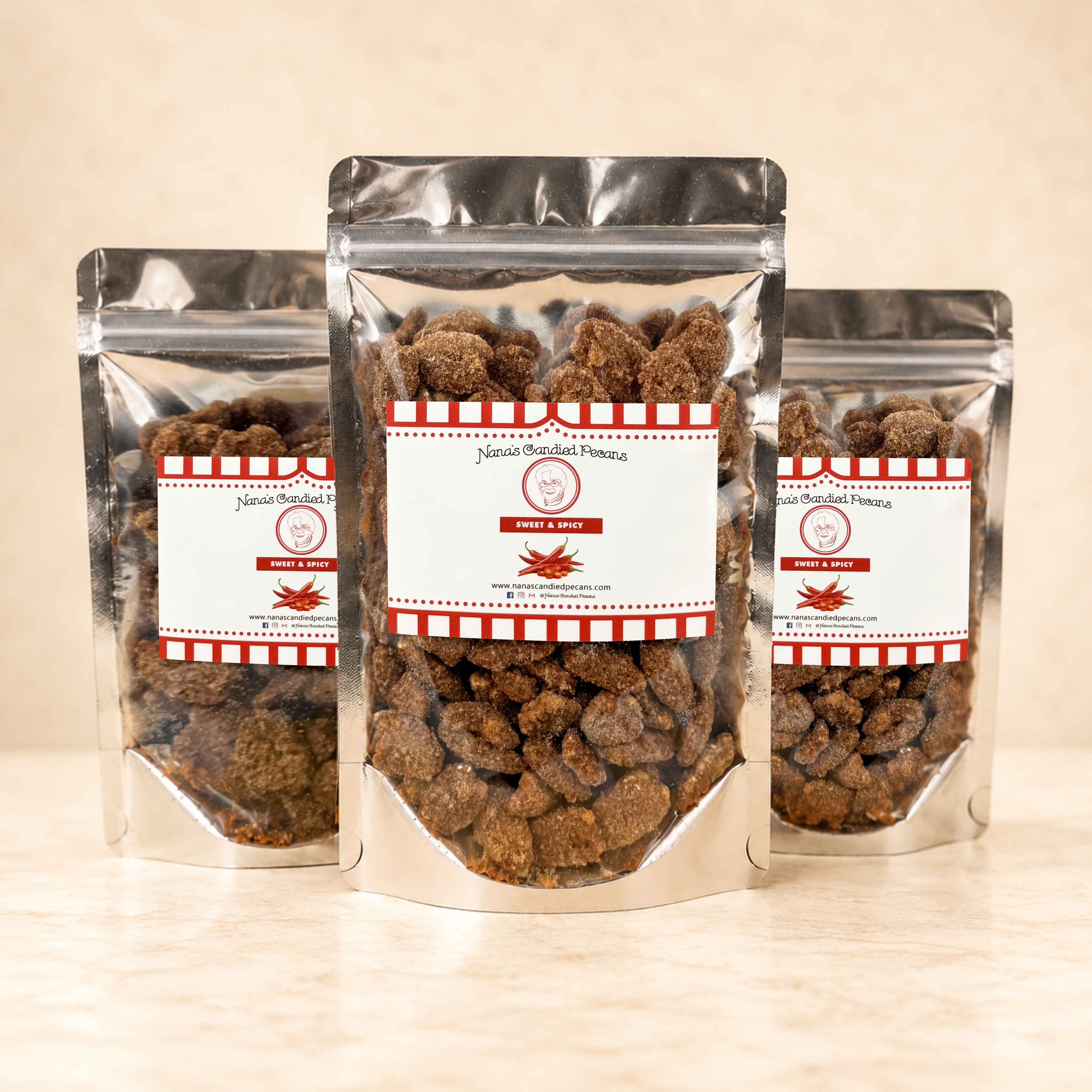 Sweet & Spicy Candied Pecans